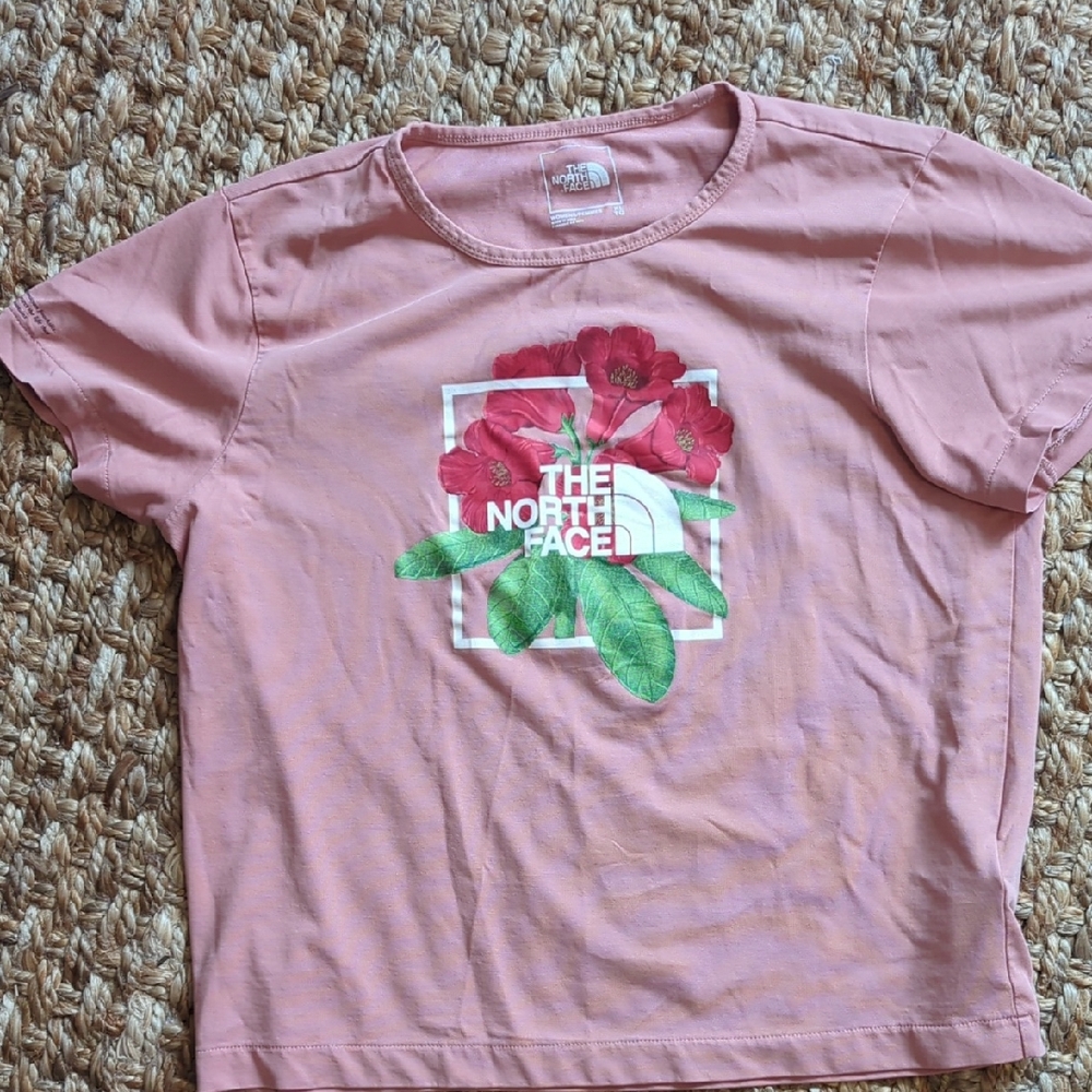 The North Face Pink Floral T-Shirt